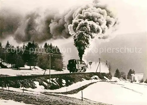 AK / Ansichtskarte Lokomotive Dampflokomotive 95028 Lauscha Oberlauscha  Kat. Eisenbahn