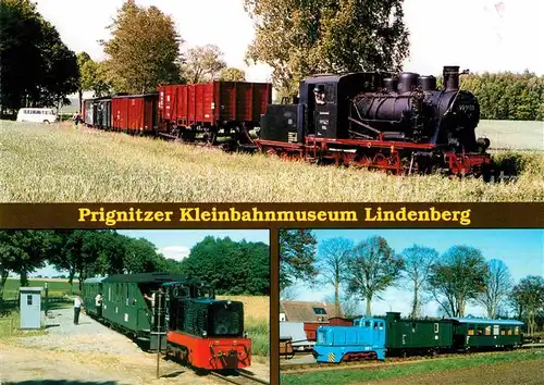 AK / Ansichtskarte Lokomotive Prignitzer Kleinbahnmuseum Lindenberg  Kat. Eisenbahn