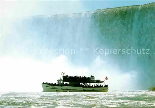 AK / Ansichtskarte Motorboote Maid of the Mist Boat Tour Niagara Falls  Kat. Schiffe