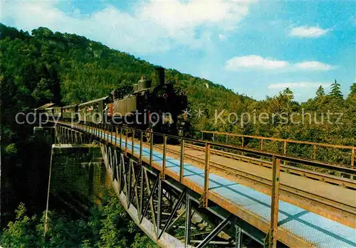 AK / Ansichtskarte Lokomotive Wutachbruecke  Kat. Eisenbahn