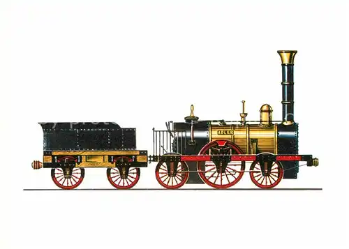 AK / Ansichtskarte Lokomotive Adler 1835  Zeichnung Swoboda  Kat. Eisenbahn