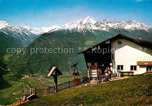 AK / Ansichtskarte Latsch GR Bergstation Seilbahn Monte della Funivia