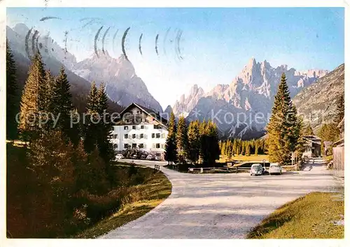 AK / Ansichtskarte Sexten Sesto Suedtirol Hotel Dolomiti Fischleinboden Kat. Bozen