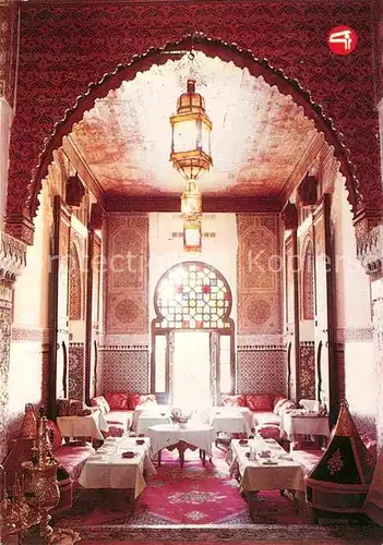 AK / Ansichtskarte Fes Marokko Salon Marocain de l hotel Jamai Kat. Marokko
