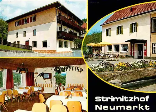 AK / Ansichtskarte Neumarkt Steiermark Strimitzhof Gastraum Kat. Neumarkt in Steiermark