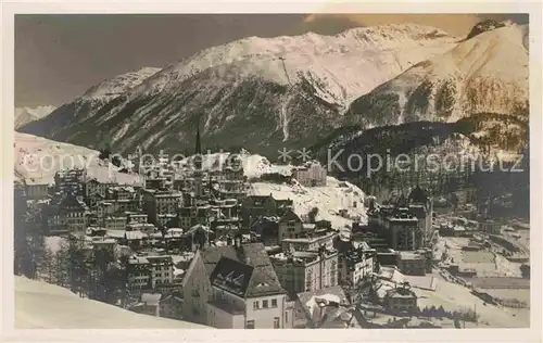 AK / Ansichtskarte St Moritz GR gegen Muottas Muraigl Alpenpanorama Kat. St Moritz