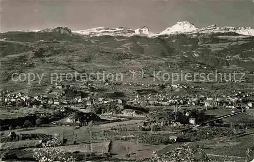 AK / Ansichtskarte Sierre VS Panorama mit Mont Tubang Mont Bonvin Berner Alpen Kat. Sierre Siders