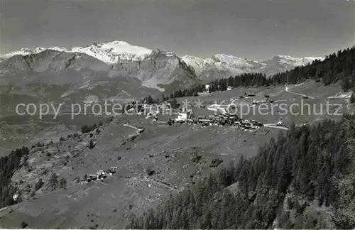 AK / Ansichtskarte Chandolin VS Panorama mit Blick zum Wildhorn Berner Alpen Kat. Chandolin