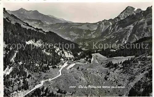 AK / Ansichtskarte Col du Pillon vu d avion Kat. Pillon Col du