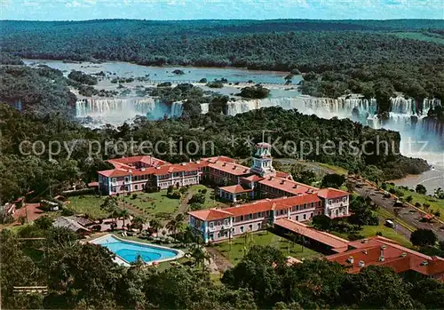 AK / Ansichtskarte Foz do IguaÃ§u Vista aerea do Grande Hotel des Cataratas Wasserfall Kat. Foz do IguaÃ§u