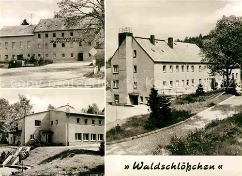 AK / Ansichtskarte Ehrenfriedersdorf Erzgebirge Waldschloesschen Reichsbahn Erholungsheim Kat. Ehrenfriedersdorf