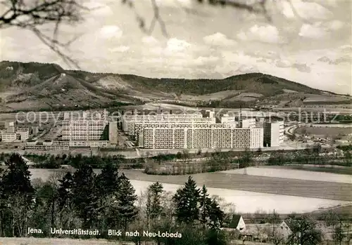 AK / Ansichtskarte Jena Thueringen Universitaetsstadt Panorama Blick nach Neu Lobeda