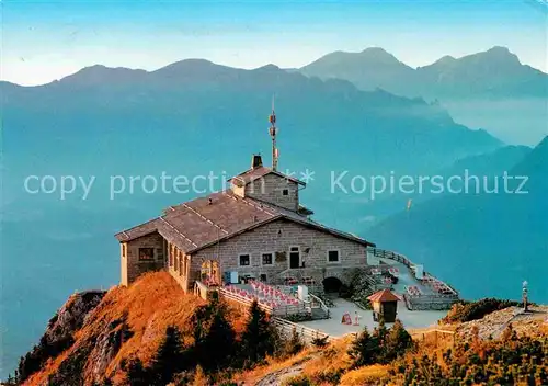 AK / Ansichtskarte Kehlsteinhaus Eagle s Nest Berggaststaette Alpenpanorama Kat. Berchtesgaden