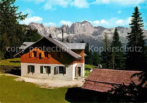 AK / Ansichtskarte Tiers Dolomiten Tschafon Huette Monte Cavone Kat. Italien