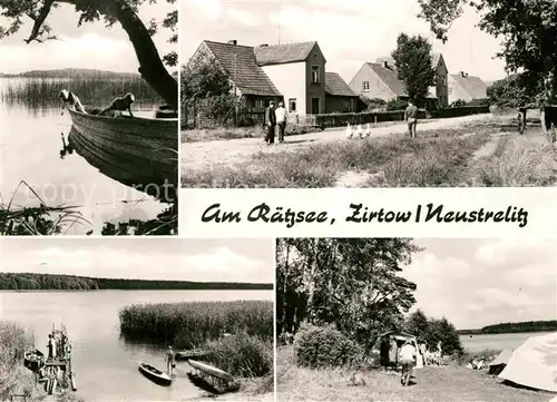 AK / Ansichtskarte Zirtow Am Raetzsee Camping Kat. Wesenberg Mecklenburg