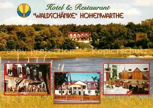 AK / Ansichtskarte Hohenwarthe Hotel Restaurant Waldschaenke  Kat. Hohenwarthe