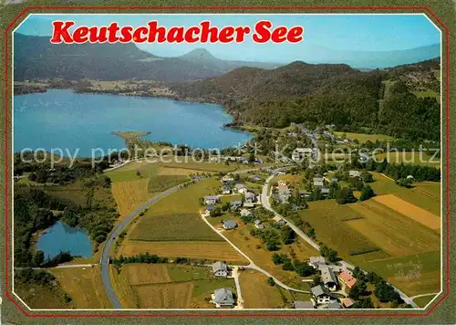 AK / Ansichtskarte Keutschach See Luftaufnahme Panorama Kat. Keutschach am See