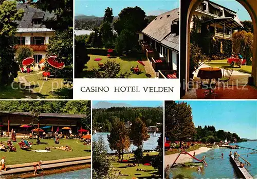 AK / Ansichtskarte Velden Woerther See Casino Hotel Strand Kat. Velden am Woerther See