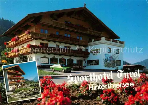 AK / Ansichtskarte Hinterthiersee Sporthotel Tyrol Kat. Thiersee Tirol