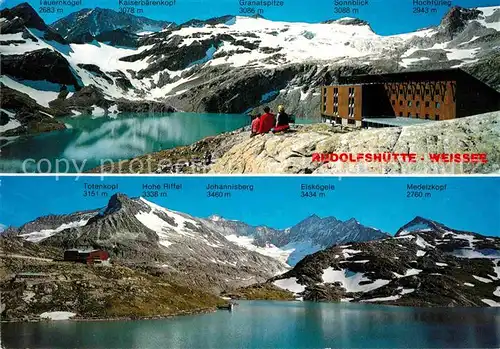 AK / Ansichtskarte Hohentauern Rudolfshuette Weisssee Uttendorf Panorama Kat. Hohentauern