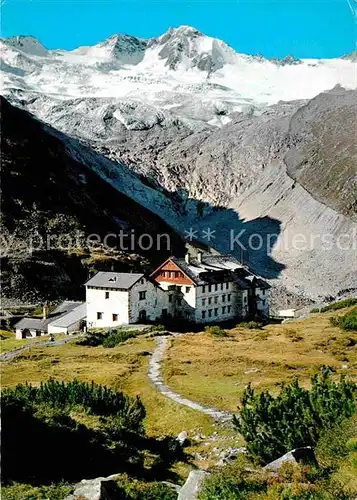 AK / Ansichtskarte Ginzling Unterkunftshuette Alpenrose Berlinerhuette Waxeggkees Kat. Mayrhofen