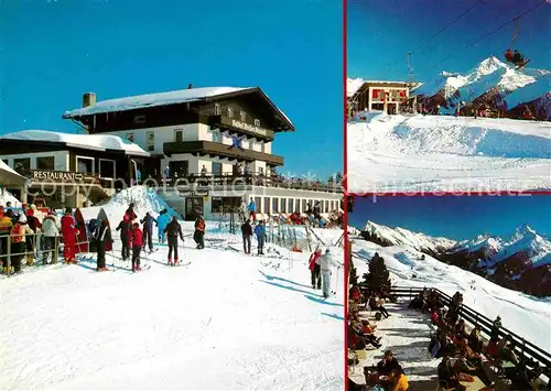 AK / Ansichtskarte Mayrhofen Zillertal Penken Winter Ski Gasthof Bergrast Kat. Mayrhofen