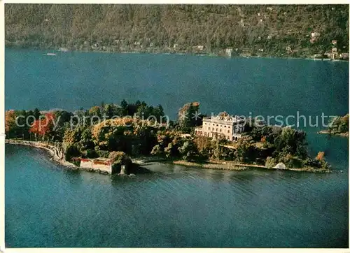 AK / Ansichtskarte Isole di Brissago Fliegeraufnahme Kat. Isole di Brissago