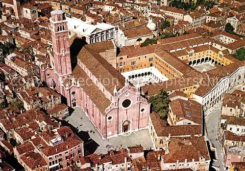 AK / Ansichtskarte Venezia Venedig Fliegeraufnahme Basilica Santa Maria Gloriosa dei Frari Kat. 