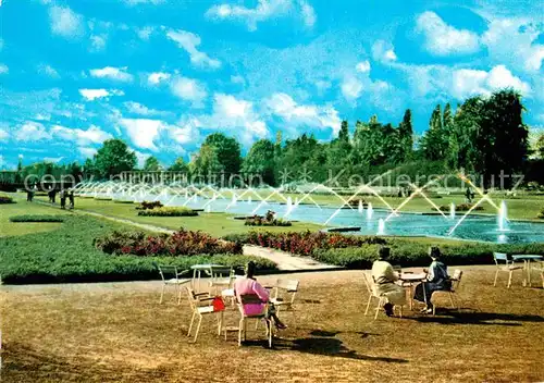 AK / Ansichtskarte Duesseldorf Nordpark Brunnen Kat. Duesseldorf