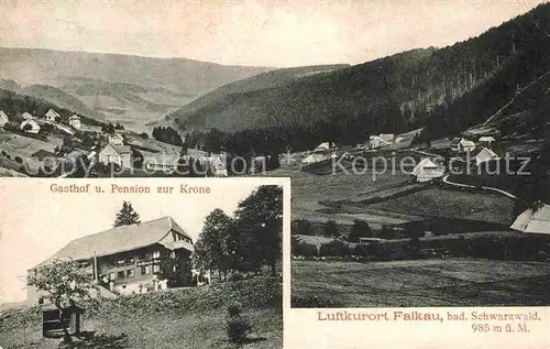 AK / Ansichtskarte Falkau Gasthaus Pension zur Krone Kat. Feldberg (Schwarzwald)