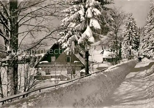 AK / Ansichtskarte Saig Schwarzwald Haus Tanneck Kat. Lenzkirch