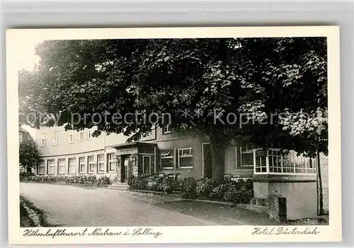 AK / Ansichtskarte Neuhaus Solling Hotel Duesterdiek Kat. Holzminden