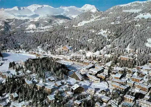 AK / Ansichtskarte Montana Crans Panorama Alpes Valaisannes vue aerienne Kat. Randogne