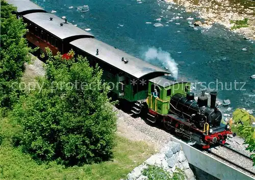 AK / Ansichtskarte Lokomotive Zuercher Museums Bahn Schnaaggi Schaaggi Dampflok E3 3 Nr. 5 Kat. Eisenbahn