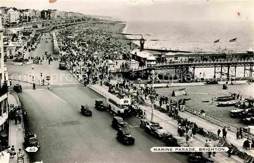 AK / Ansichtskarte Brighton East Sussex Marine Parade Kat. 