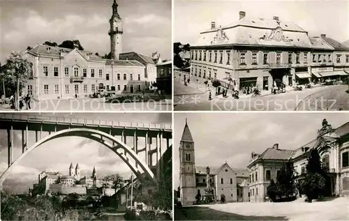 AK / Ansichtskarte Veszprem Brueckenpartie Burg Kirche Kat. Ungarn