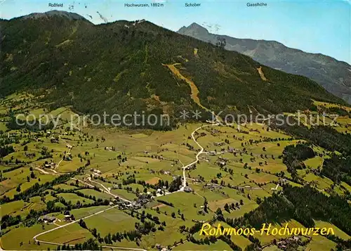 AK / Ansichtskarte Rohrmoos Schladming Panorama mit Hochwurzen Schladminger Tauern Fliegeraufnahme Kat. Schladming