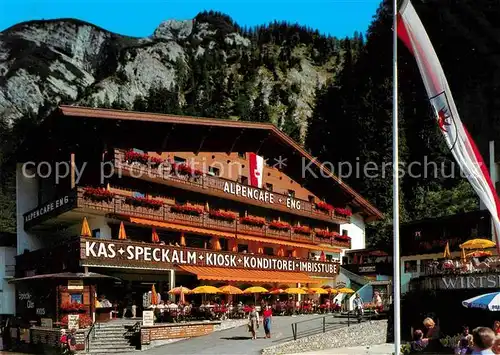 AK / Ansichtskarte Hinterriss Tirol Alpengasthof Cafe Eng Kat. Vomp