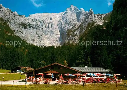 AK / Ansichtskarte Berchtesgaden Scharitzkehlalm mit Hohem Goell Berchtesgadener Alpen Kat. Berchtesgaden