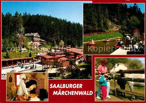 AK / Ansichtskarte Saalburg Saale Saalburger Maerchenwald Freizeitpark Tiergehege Restaurant Kat. Saalburg Ebersdorf