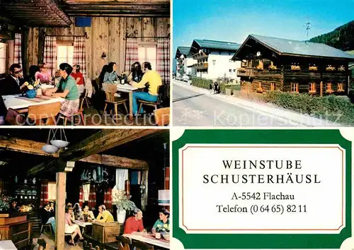 AK / Ansichtskarte Flachau Weinstube Schusterhaeusl Kat. Flachau