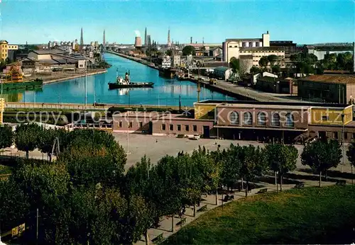 AK / Ansichtskarte Ravenna Italia Porto e Stazione Ferroviaria Hafen Bahnhof Kat. Ravenna