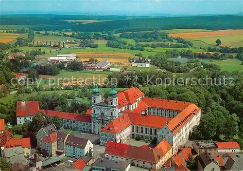 AK / Ansichtskarte Waldsassen Zisterzienser Stiftskirche Fliegeraufnahme Kat. Waldsassen