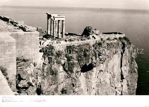 AK / Ansichtskarte Lindos Lindo Acropolis of Lindos Antike Staette Ruinen Kat. Rhodes