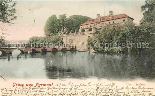 AK / Ansichtskarte Bad Pyrmont Fuerstliches Schloss Kat. Bad Pyrmont