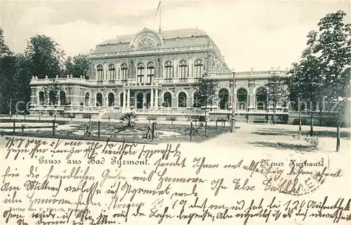 AK / Ansichtskarte Bad Pyrmont Neues Kurhaus Kat. Bad Pyrmont