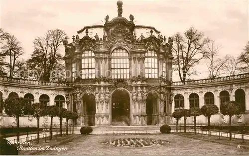 Dresden Pavillon im Zwinger Kat. Dresden Elbe