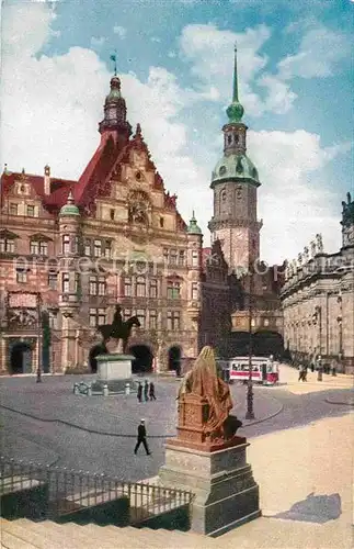 Dresden Schlossplatz Kat. Dresden Elbe