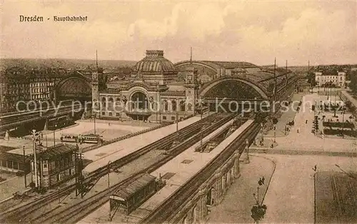 Dresden Hauptbahnhof Kat. Dresden Elbe