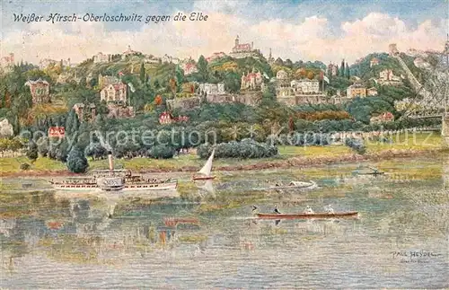 Weisser Hirsch Oberloschwitz Buehlau Kat. Dresden